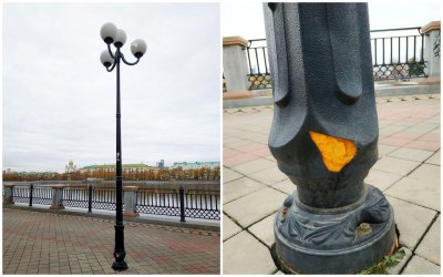 В Екатеринбурге на набережной Исети установили красивые чугунные фонари